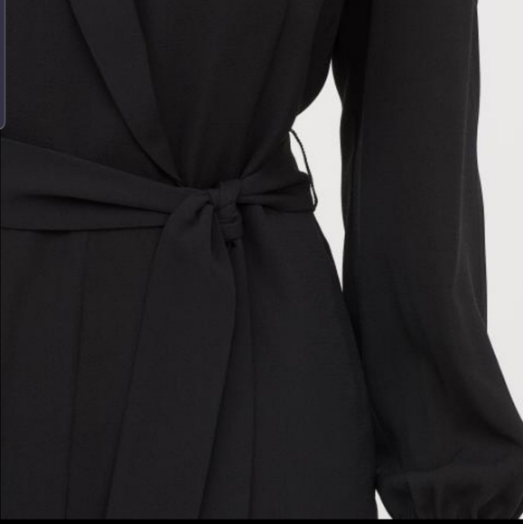 H&M Pants & Jumpsuits Hm Black Long Sleeves Side Pockets Jumpsuit